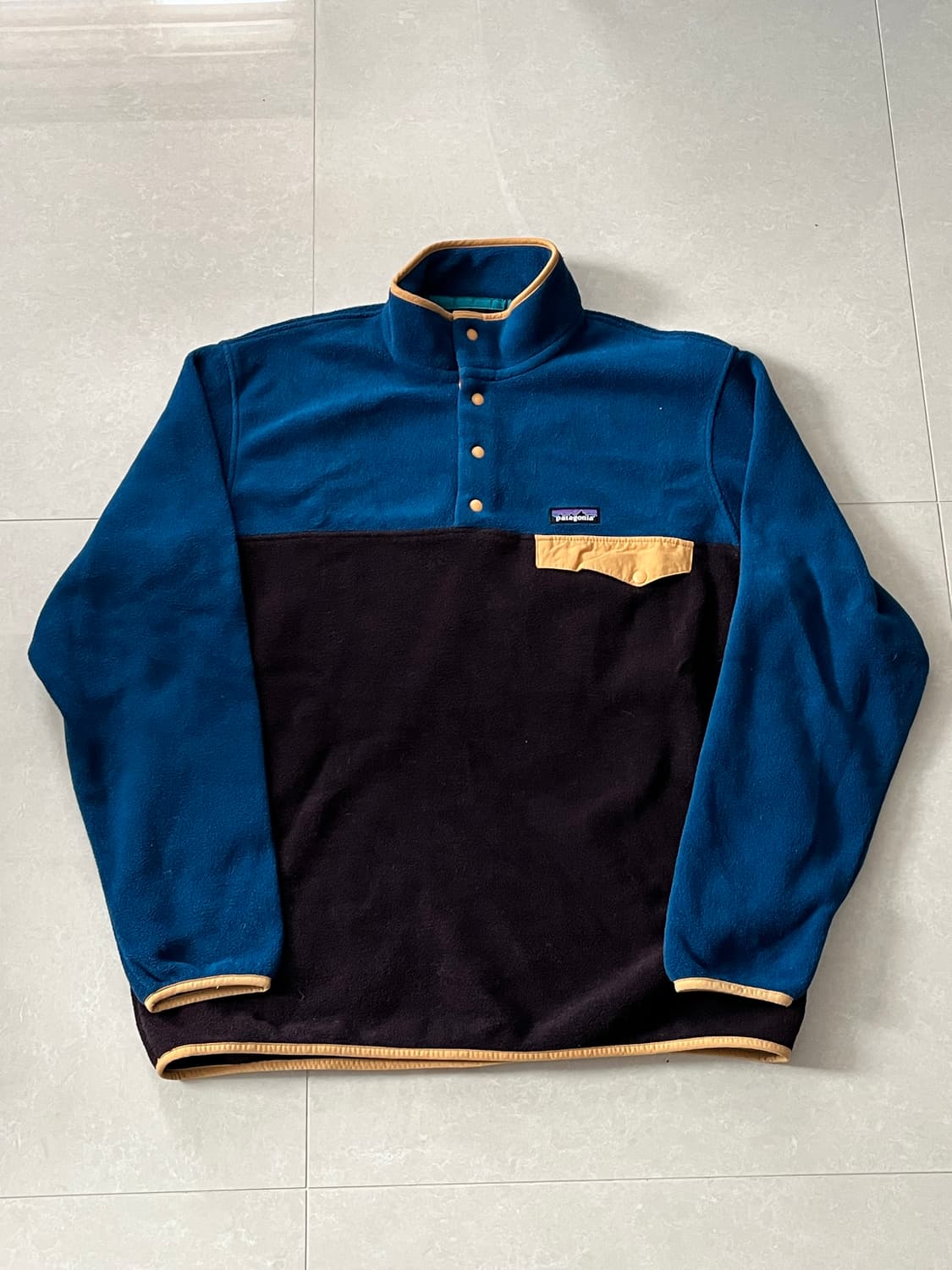 파타고니아 신칠라 플리스 풀오버 블루/블랙 상품이미지1