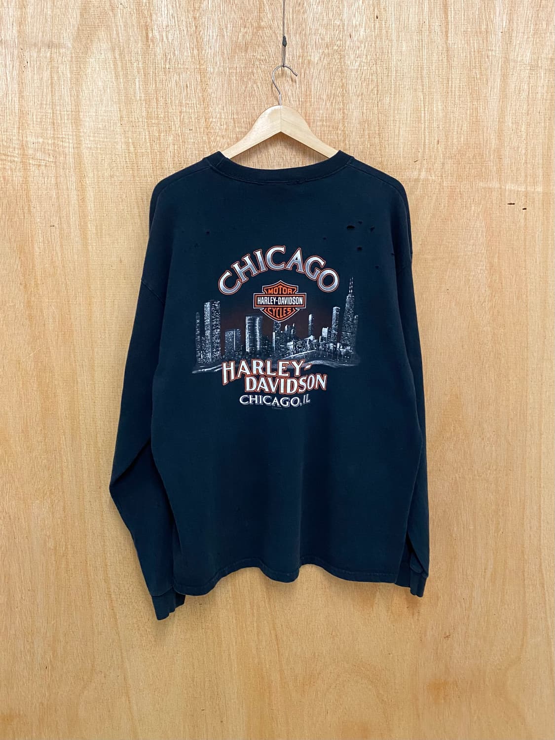00s HARLEY DAVIDSON destroyed t-shirt 상품이미지5