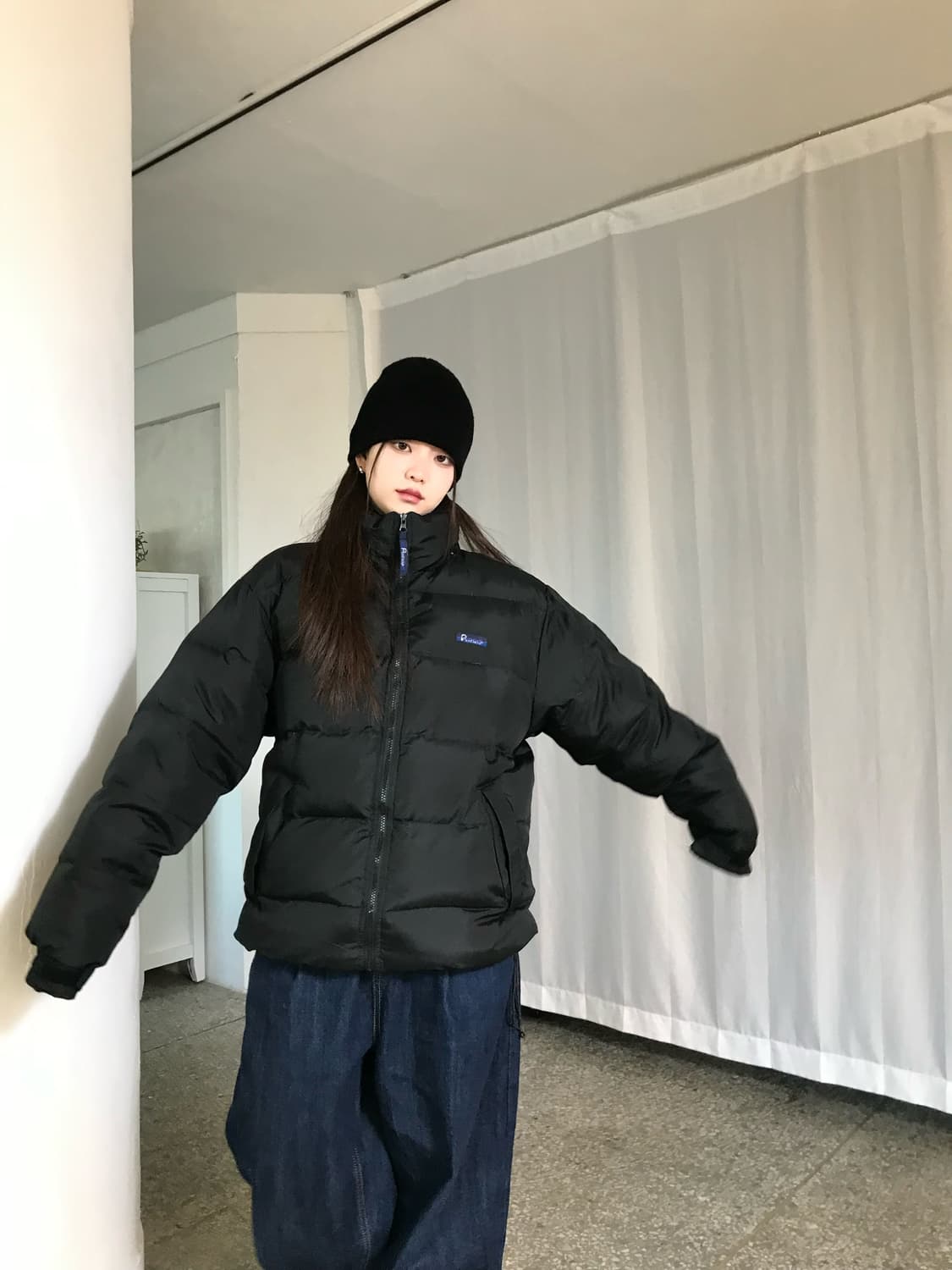 펜필드 블랙 패딩  상품이미지5