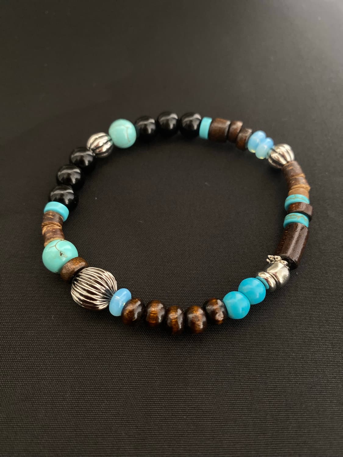 빈티지 네추럴 우드 팔찌 상품이미지2