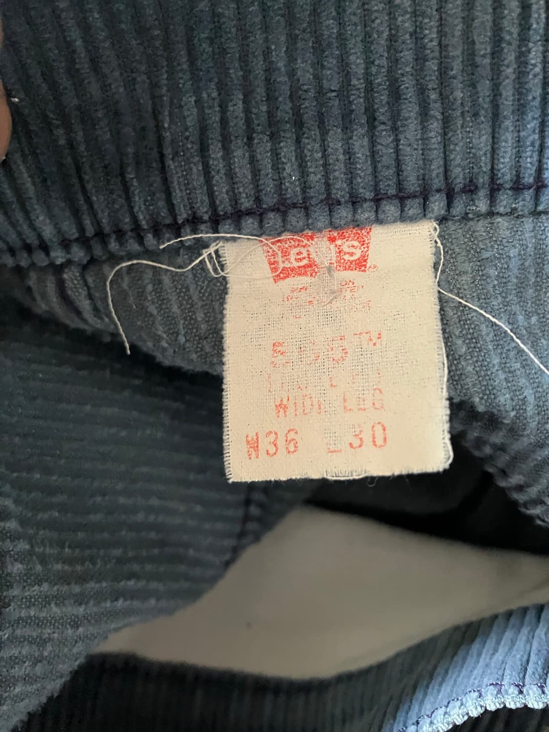 90s Levis 565 corduroy 상품이미지6