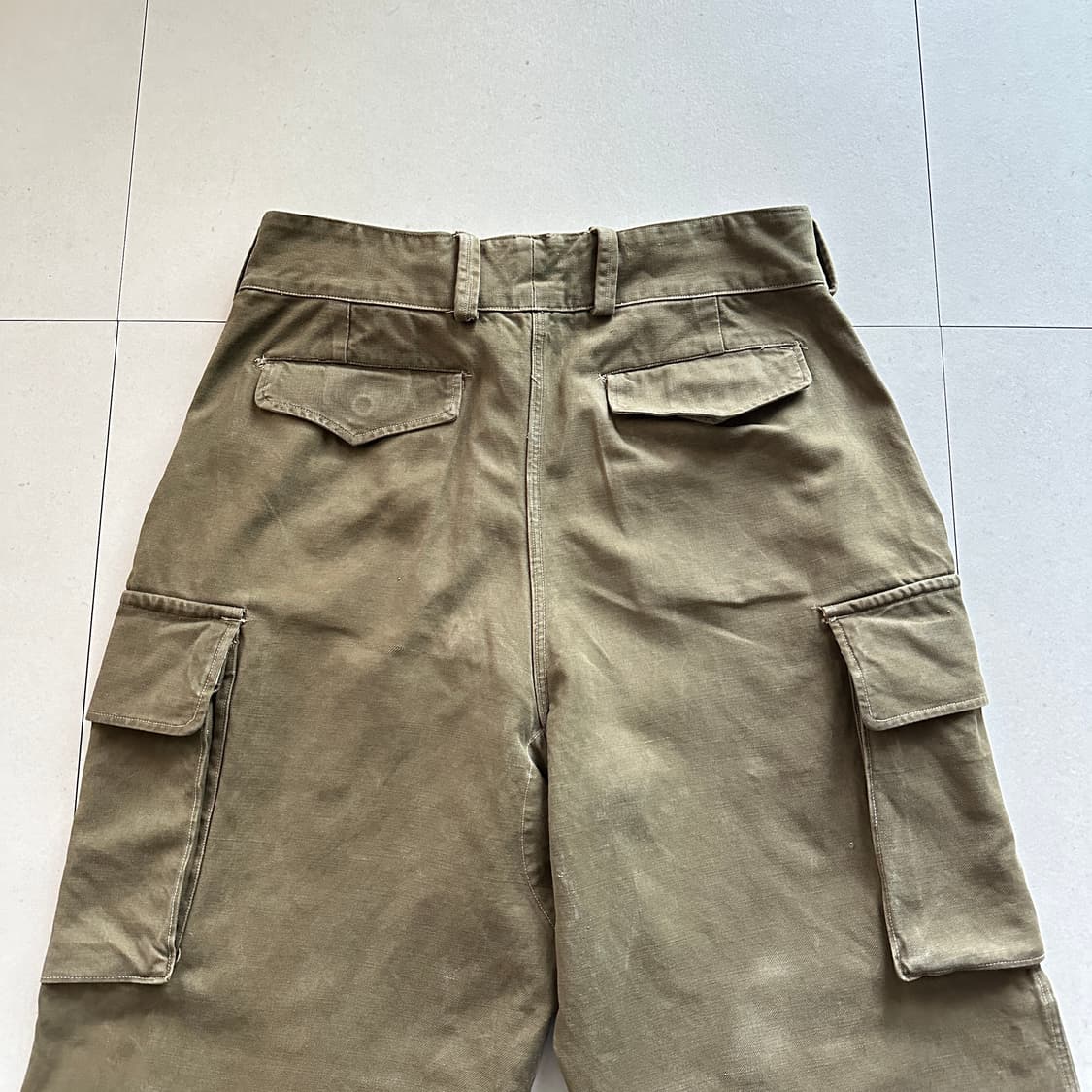 40s 오리지널 프렌치아미 프랑스군 초기형 M-47 팬츠 상품이미지8