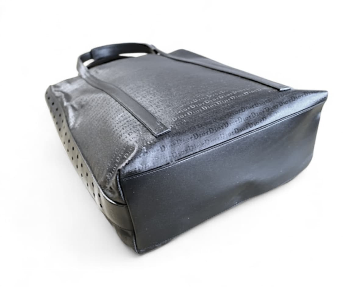 디올옴므 캔버스 레더 로고 자카드 토트백 상품이미지5