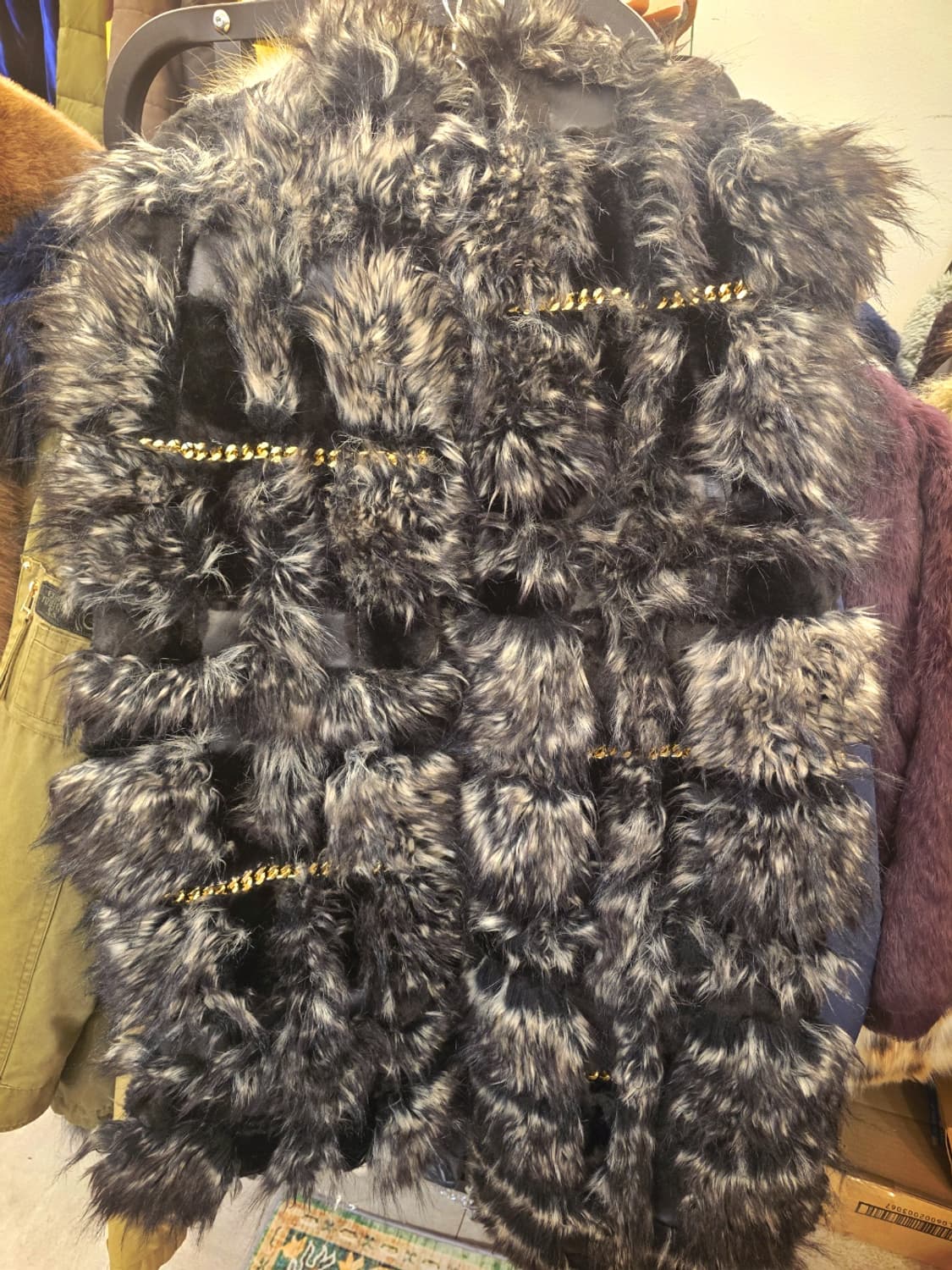 영국 코쿤투자이(Kokon to Zai) 퍼체인피 벨벳 머플러🇬🇧 상품이미지7