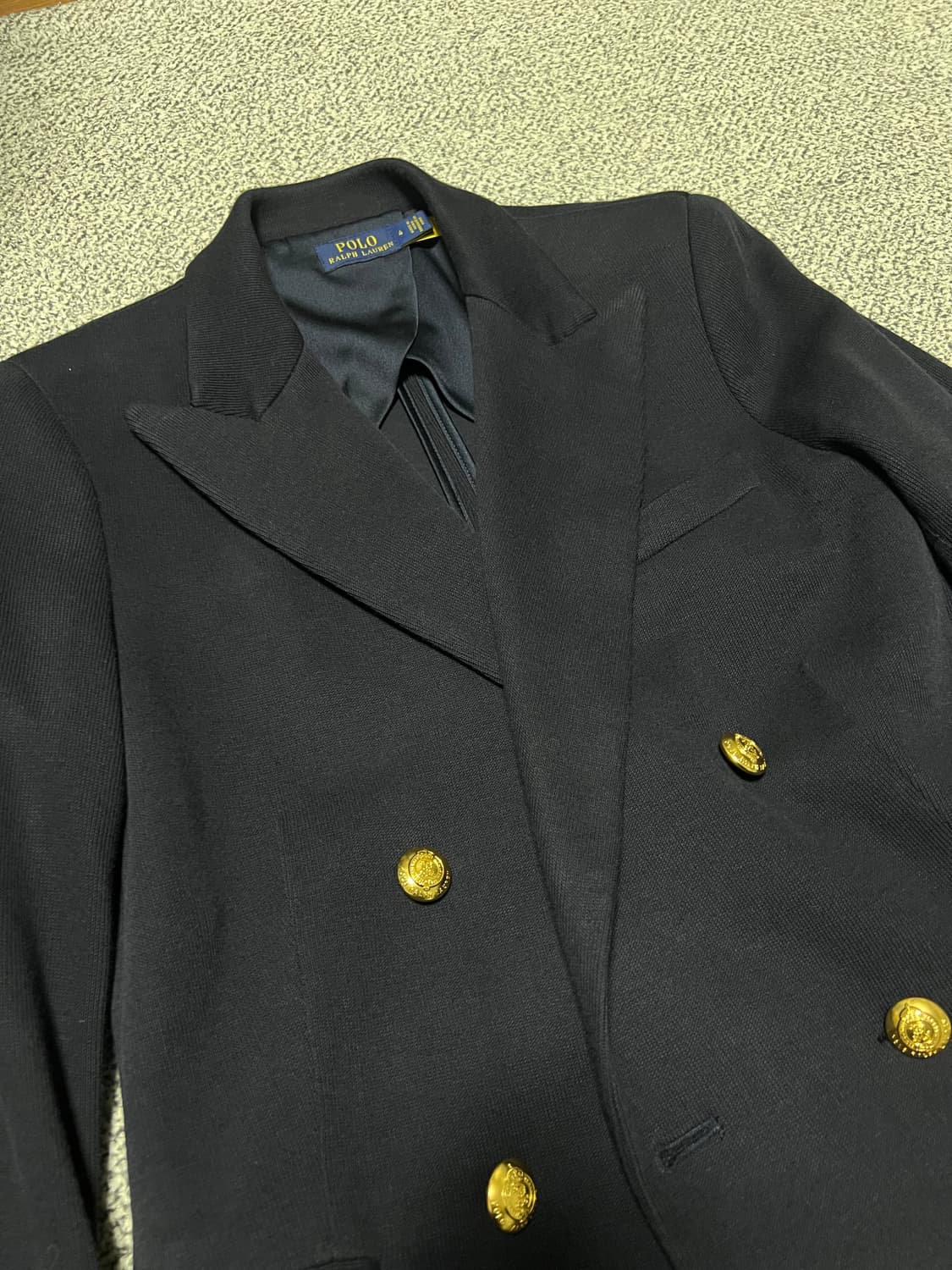 폴로 랄프로렌 더블 브레스드 블레이저 size 4 상품이미지1