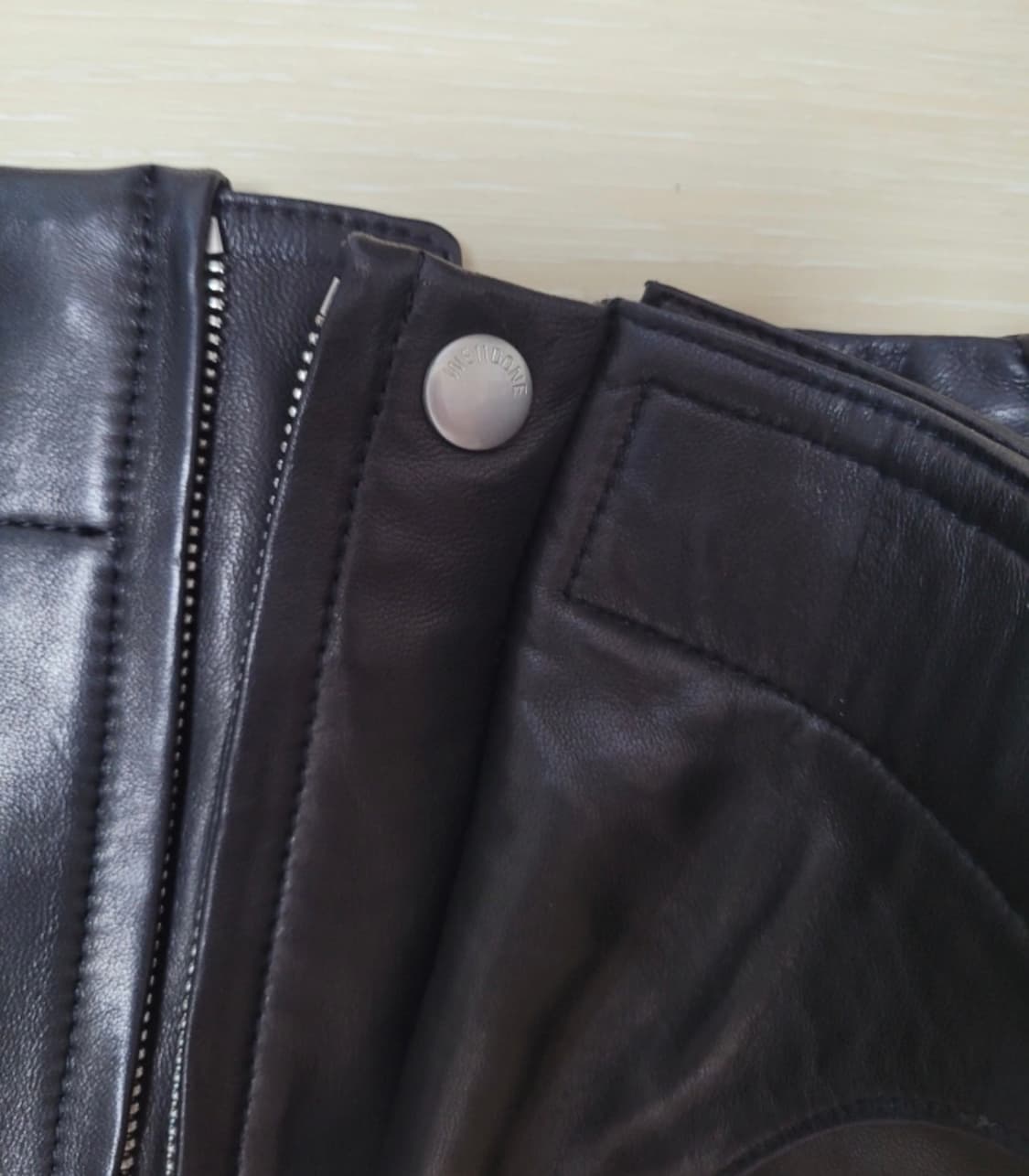 WE11DONE 가죽스커트 최상 상품이미지3