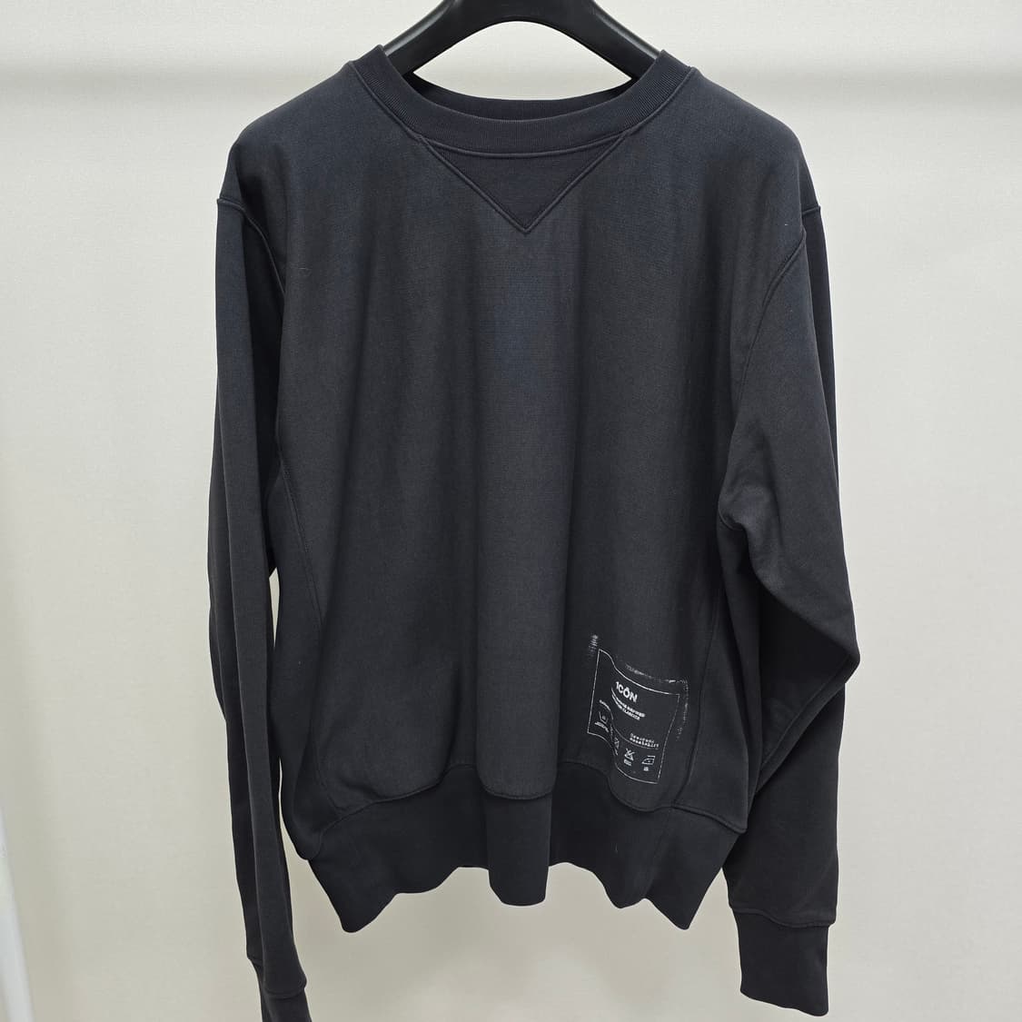 메종 마르지엘라 백 스티치 로고 맨투맨 52사이즈 판매 상품이미지1