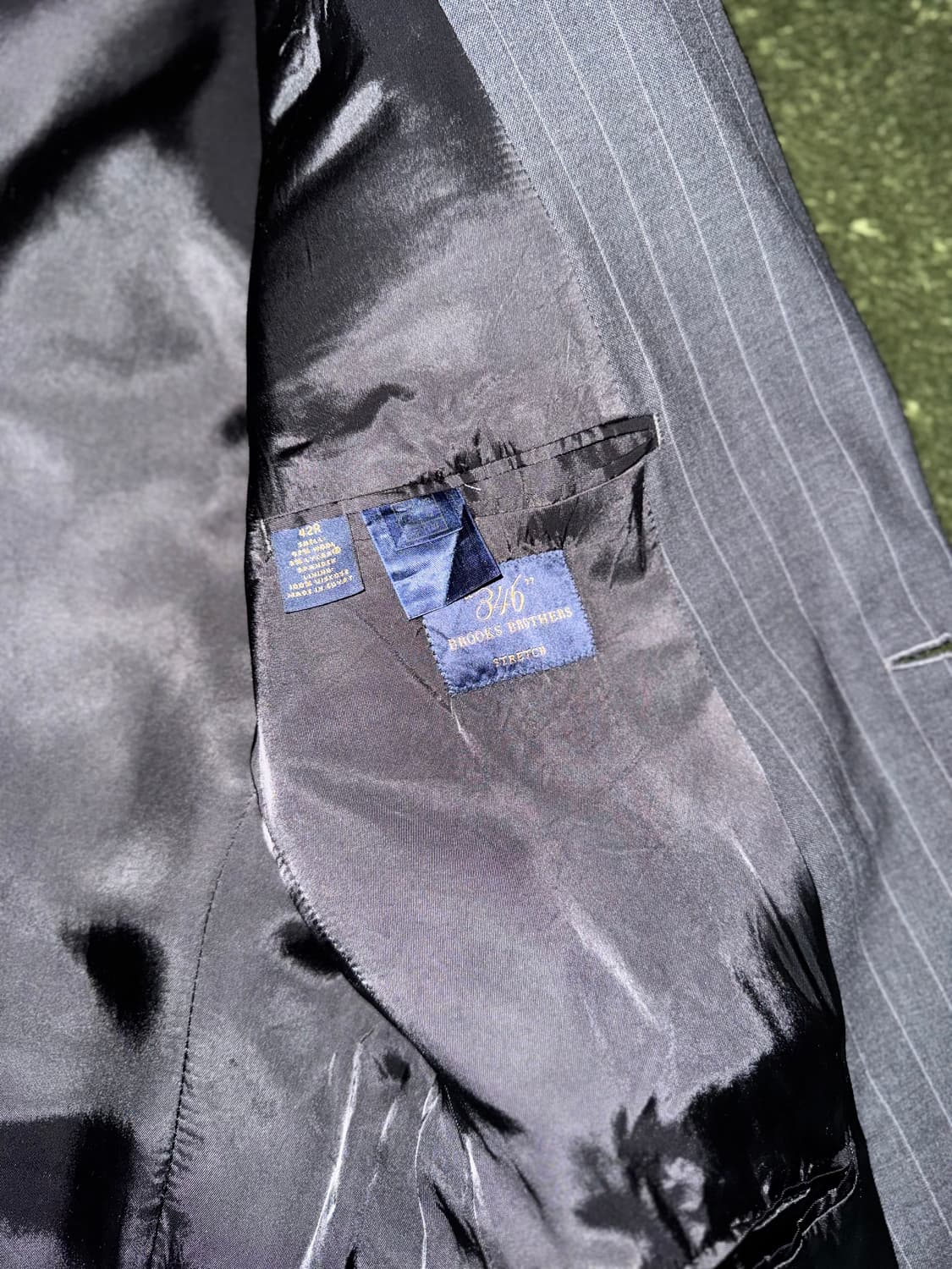 [42R] 브룩스 브라더스 346 stretch 스트라이프 블레이저 상품이미지6