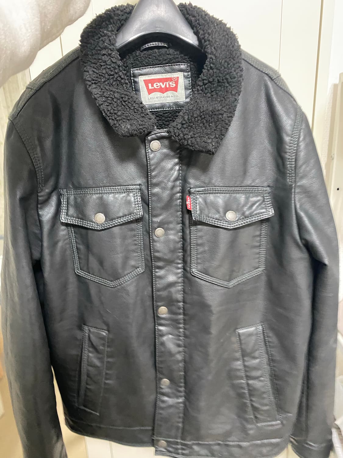 빈티지 리바이스 가죽 자켓 상품이미지1