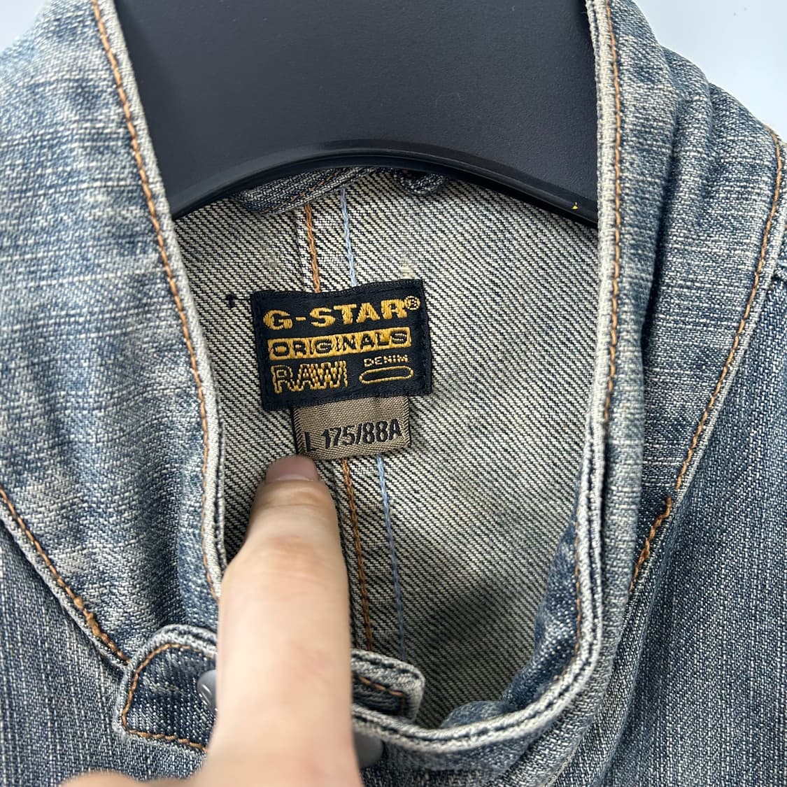 지스타로우 테크니컬 데님 바이커 자켓 상품이미지7