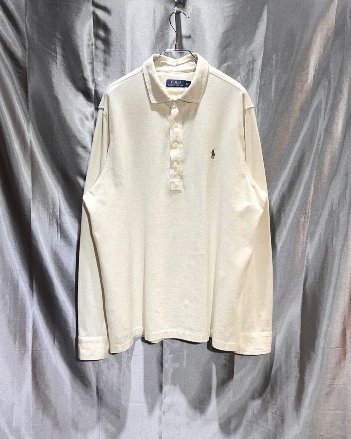 XL 폴로랄프로렌 오트밀 카라 롱슬리브 상품이미지2