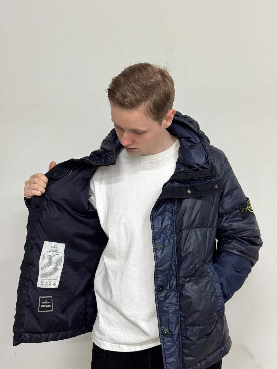 11AW 스톤 아일랜드 덕 다운 염색된 패딩 재킷 상품이미지1