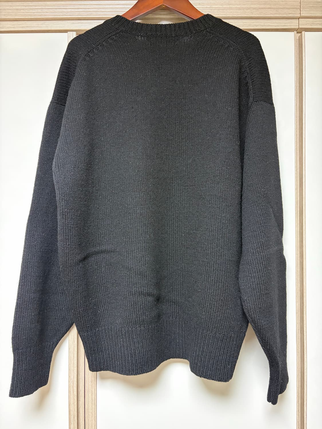 [L] 빈티지 80s 꼼데가르송옴므 니트 블랙 상품이미지2