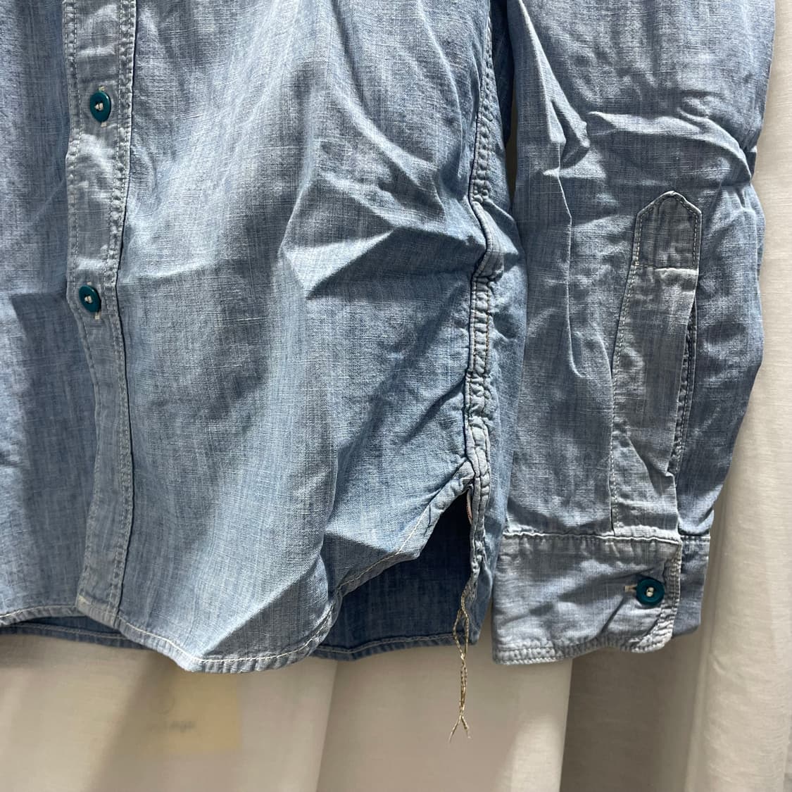 리얼맥코이/ USN 샴브레이 셔츠/ 95 상품이미지5