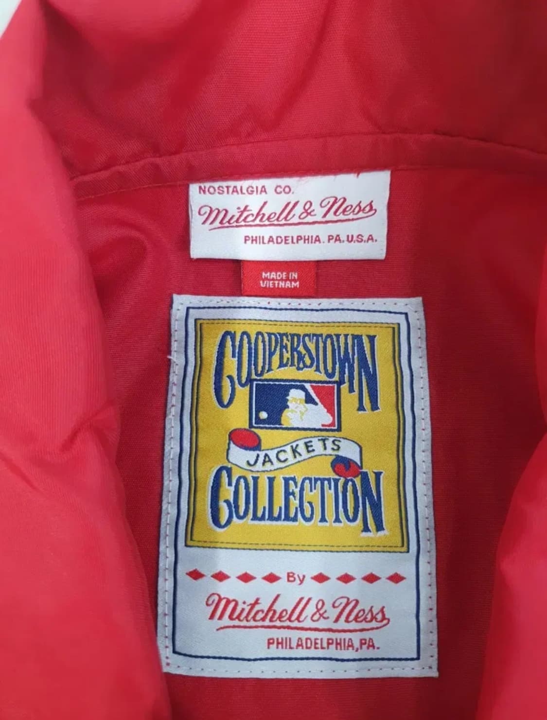 미첼앤 네스 Louis Cardinals 코치 자켓 상품이미지7