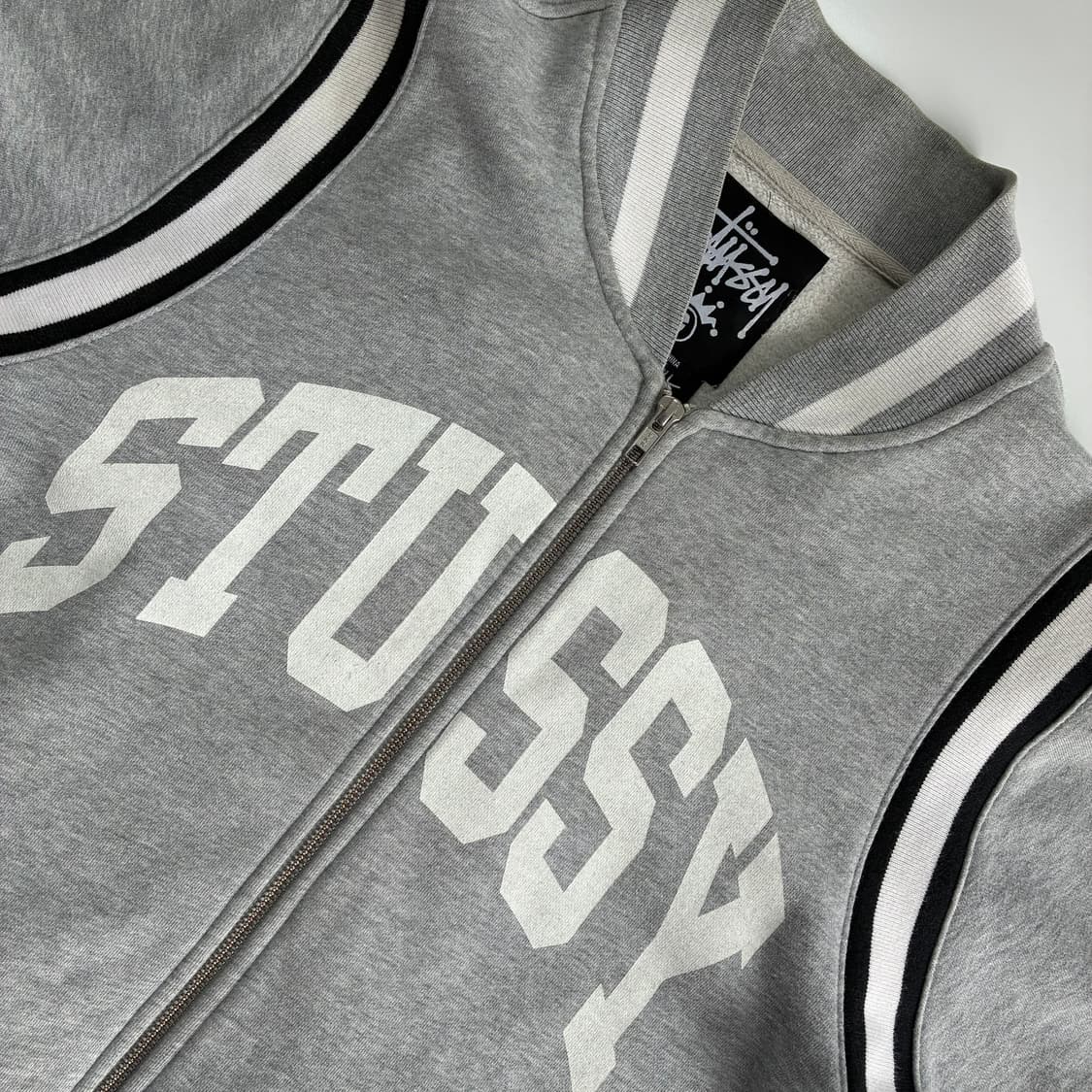 Stussy 스투시 00‘s stussy 아치 코튼 바시티 자켓 상품이미지2