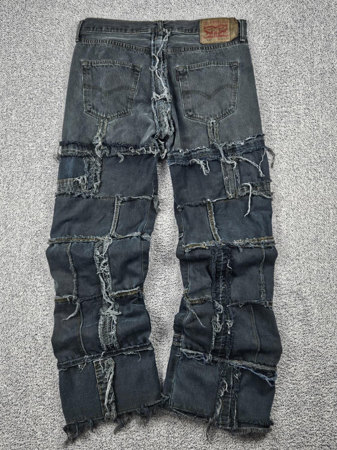 리바이스 리메이크 패치워크 커스텀 데님 팬츠 ( 34" ) / 10351 상품이미지4