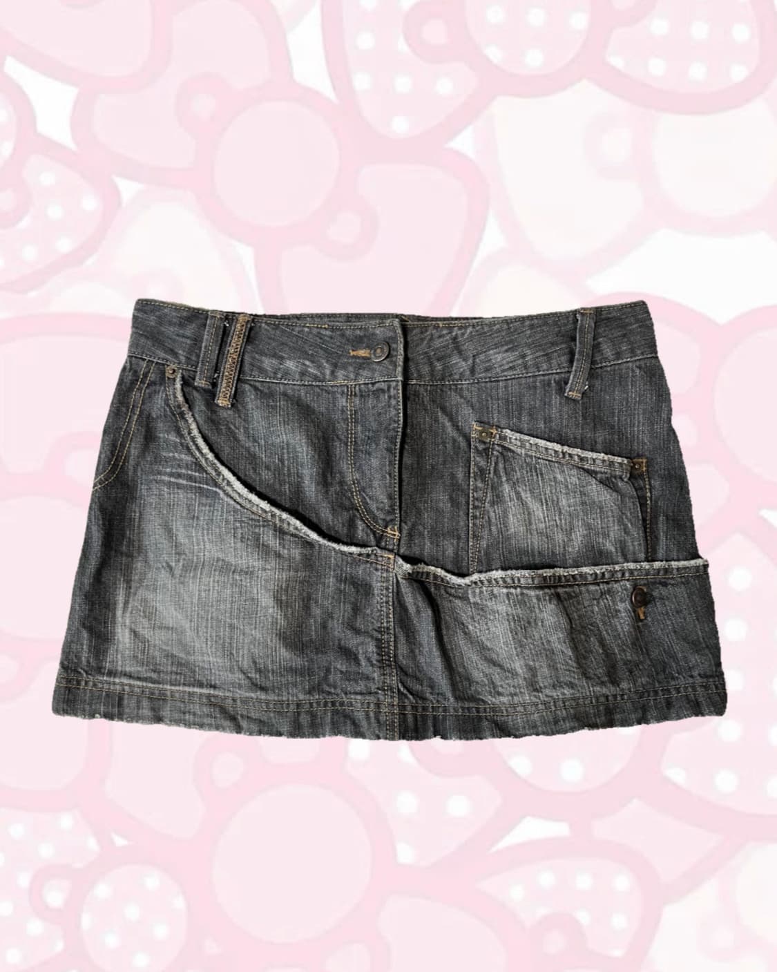 빈티지 데님 미니스커트 상품이미지1