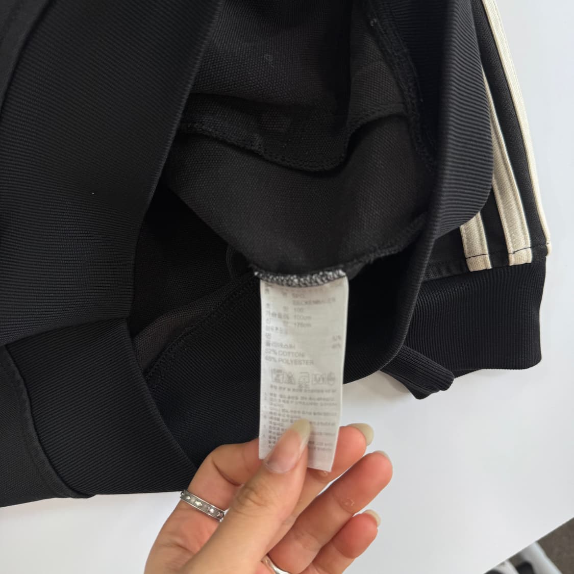 Adidas 아디다스 스펠아웃 로고 블랙 져지 상품이미지6