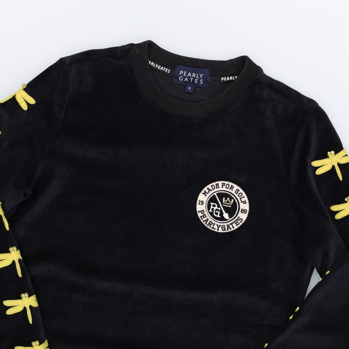 90 파리게이츠 골프 벨벳 세무 맨투맨 긴팔티 4206 상품이미지3