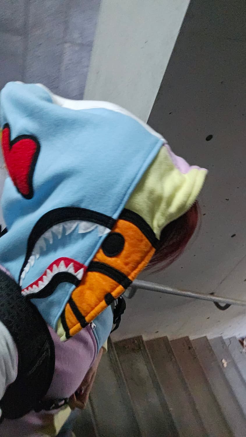 더블 마일로 샤크 솜사탕 후드집업 정품 상품이미지9