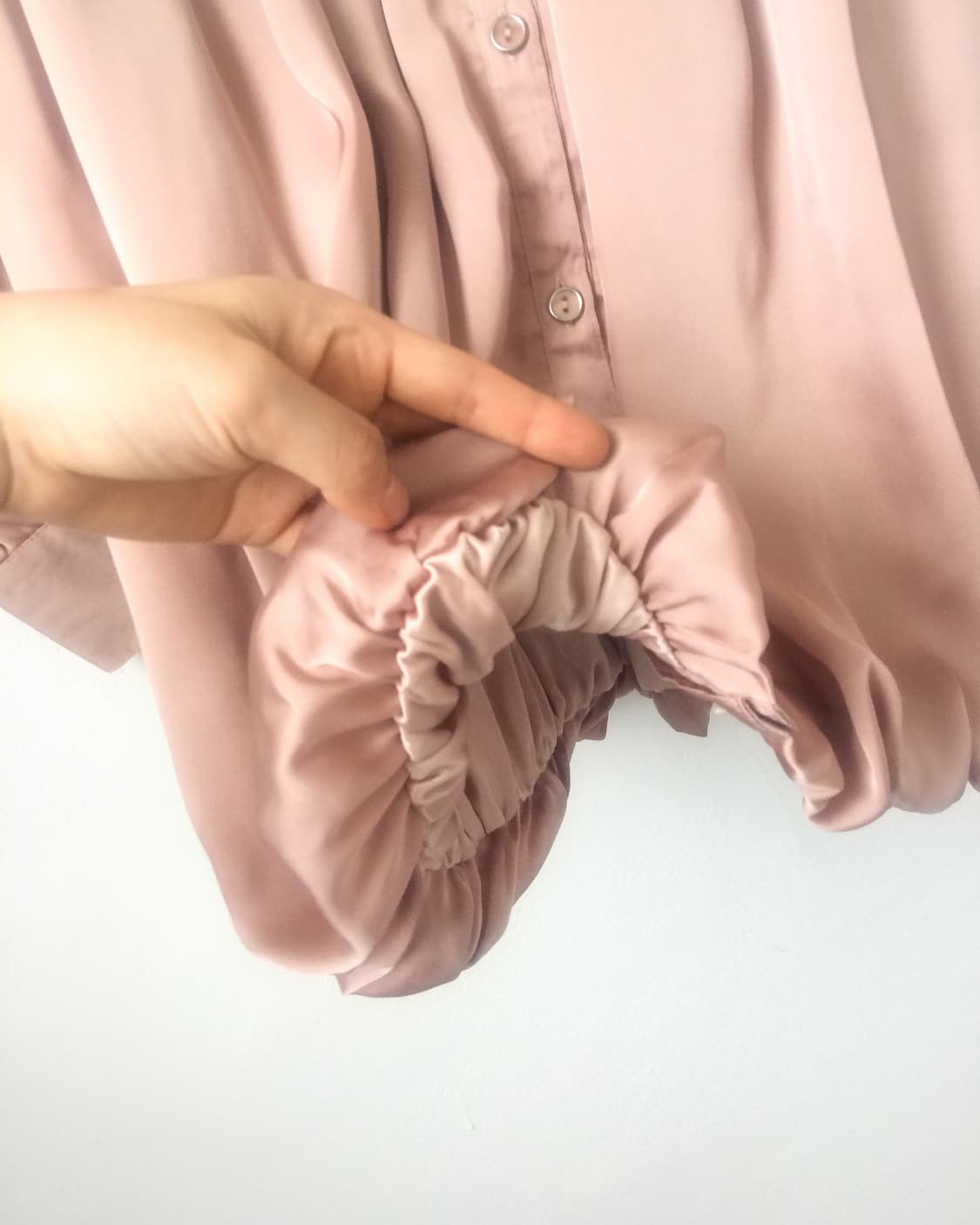 Frill balloon fit shirt onepiece 상품이미지4