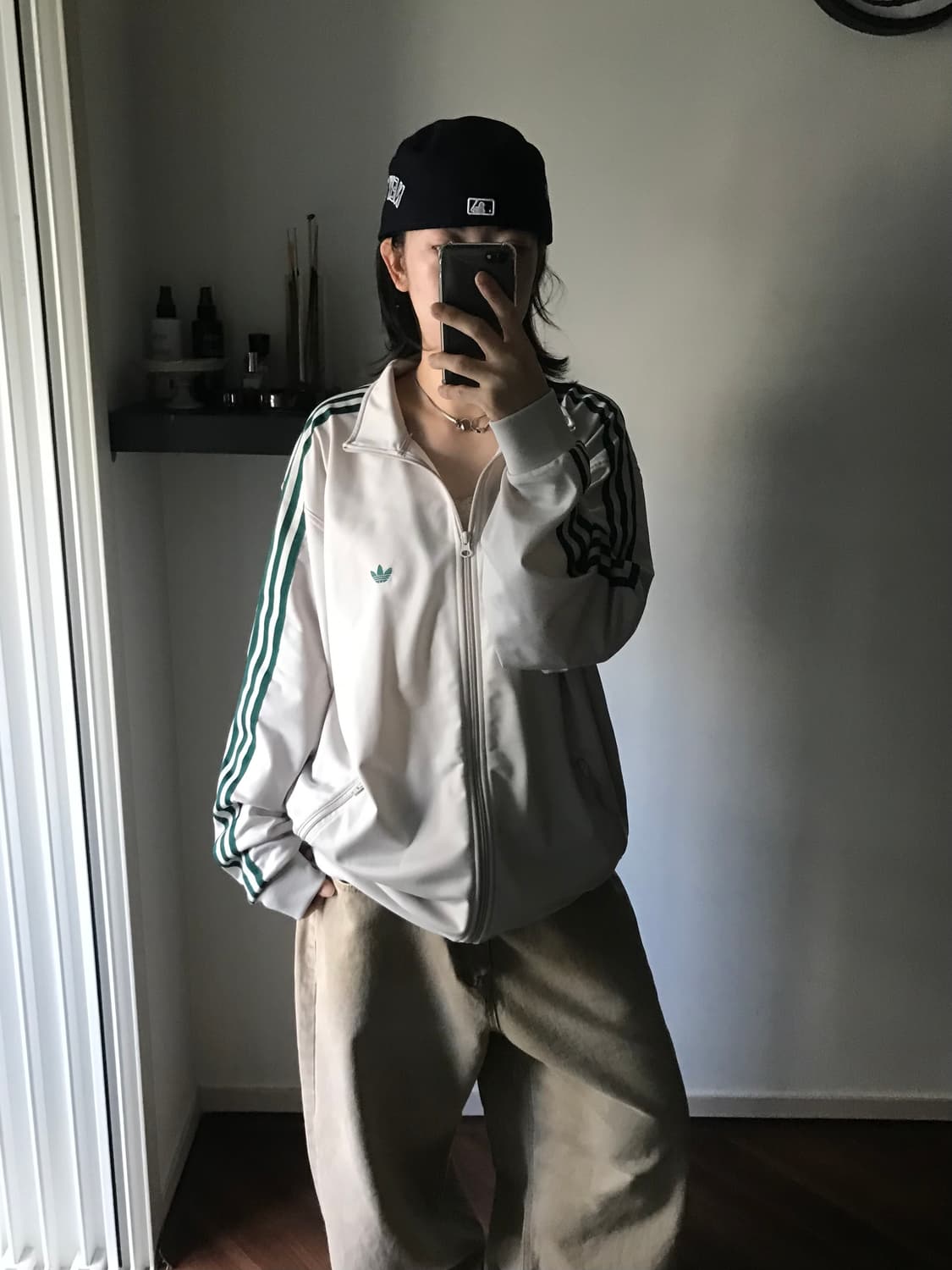 아디다스 오리지널스 트랙 자켓 젠더 뉴트럴 블리스 컬리지 에이트 그린 상품이미지1