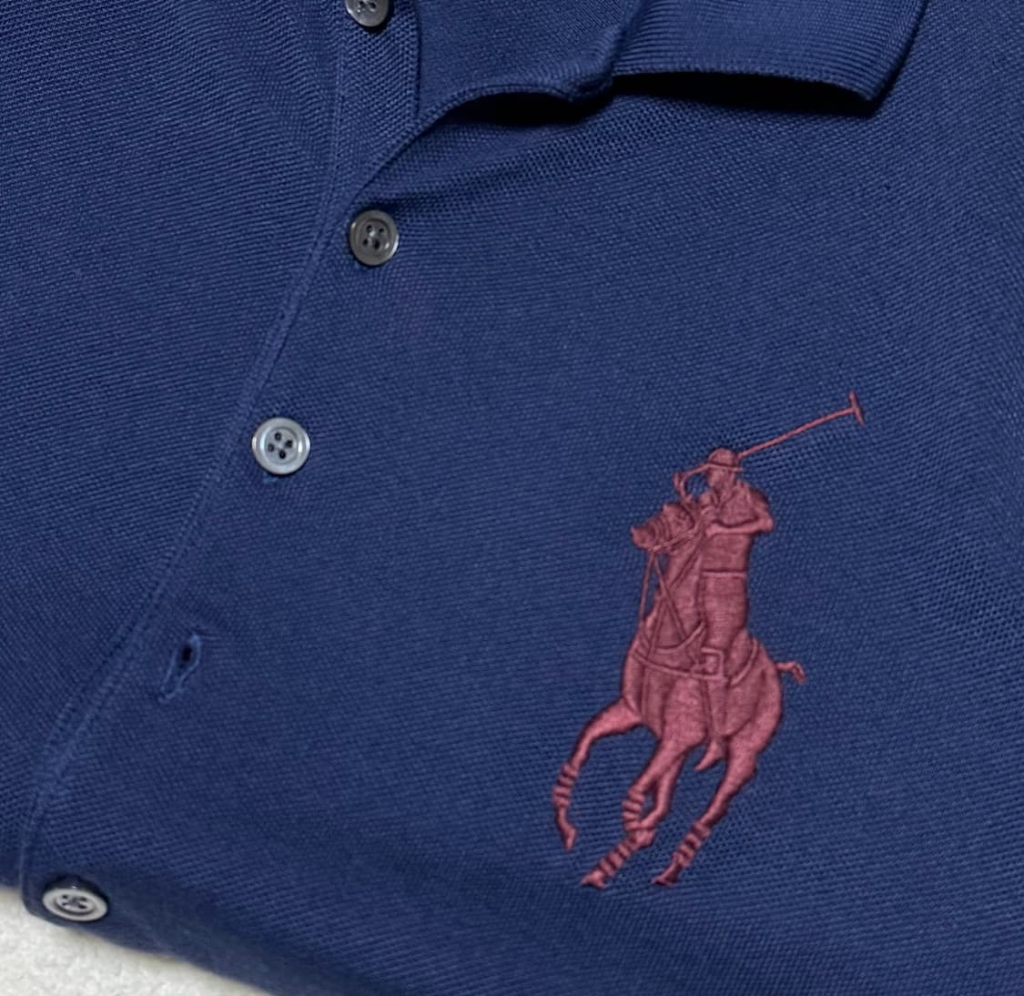 폴로 랄프로렌 빅포니 딥네이비 버건디 긴팔 상품이미지6