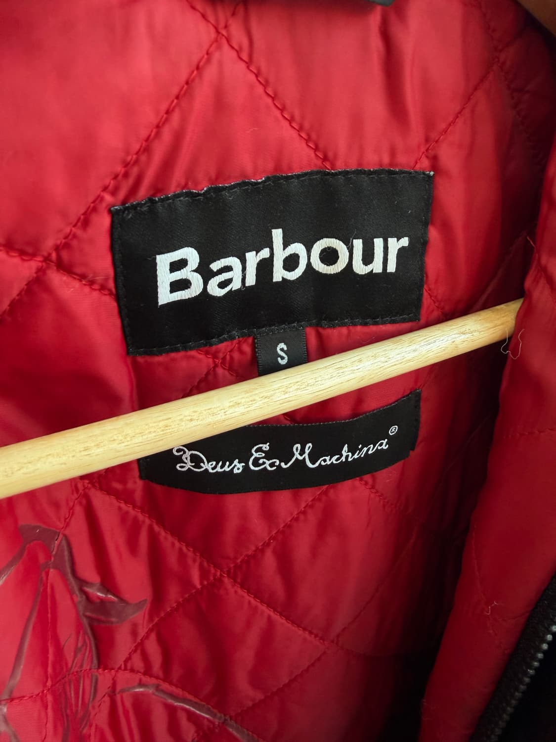 S/ 바버X데우스 유니온젝 왁스 레더 자켓 상품이미지7