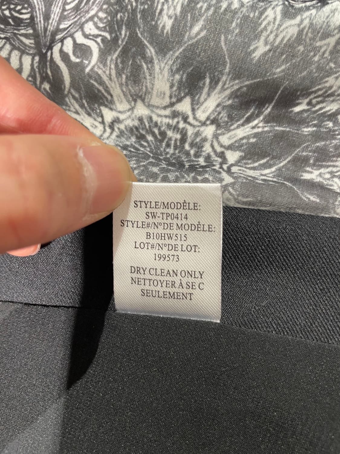 헬무트랭 블랙 쉬폰 1B 크롭 블레이저 상품이미지9