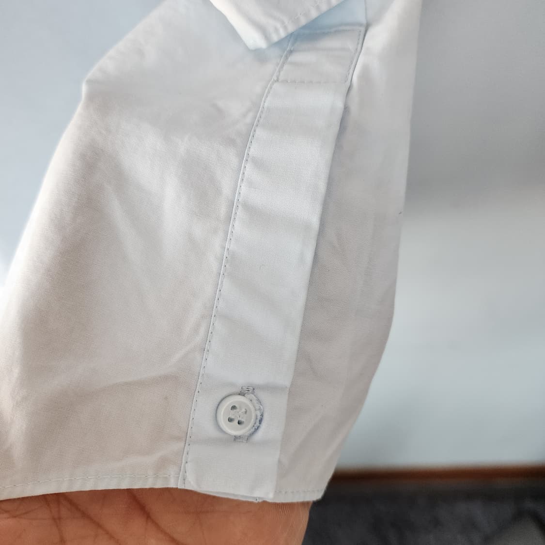 COS 코스 하늘색 반팔 블라우스 상품이미지5