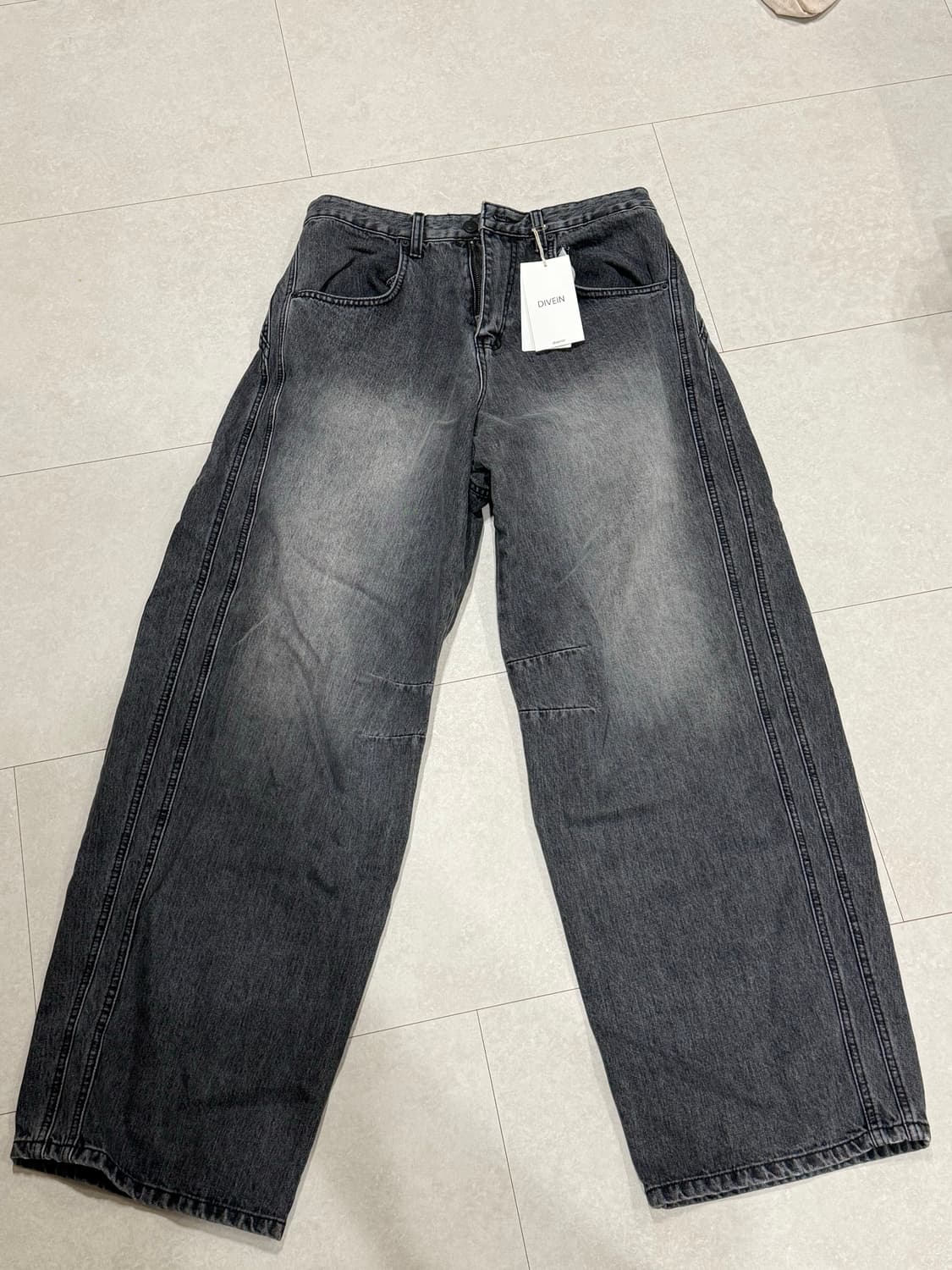 다이브인 커브드 데님팬츠 판매합니다 상품이미지2