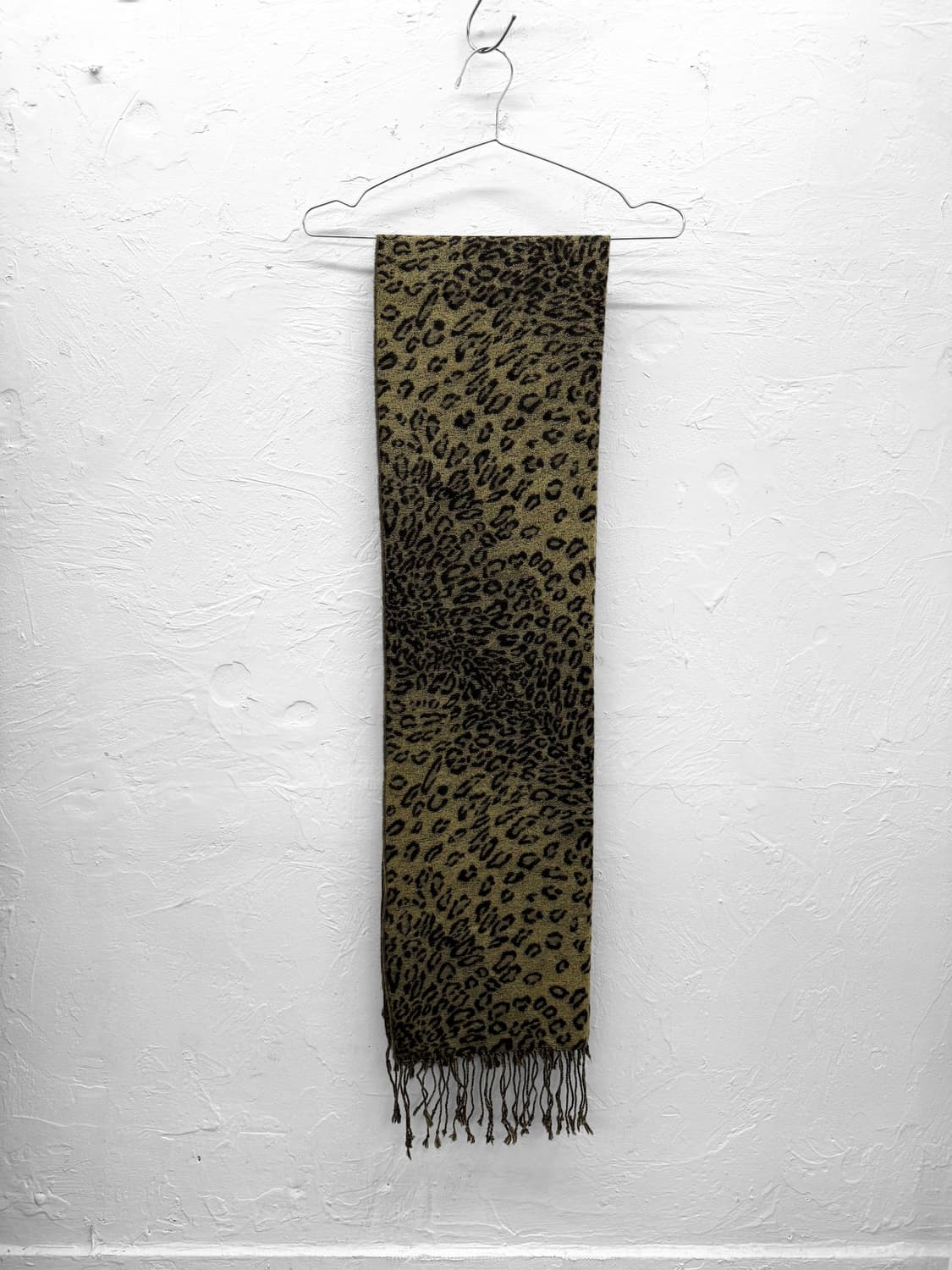 JPN 레오파드 니트 머플러 상품이미지4