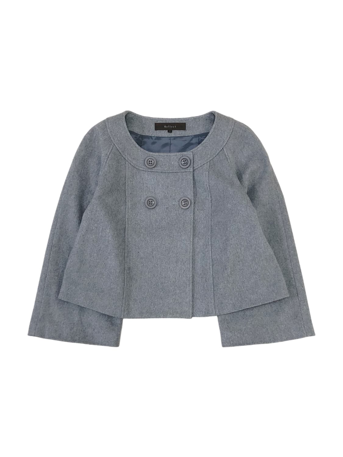 reflect 회색 노카라 자켓 상품이미지1