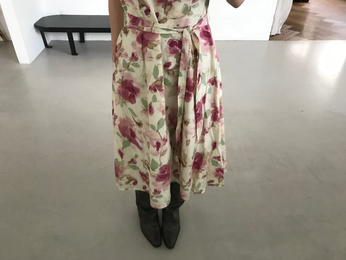 vintage flower pattern one-piece 상품이미지7