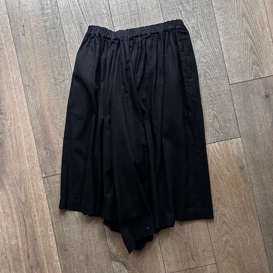 Asymmetry Texture Detail Skirt Pants 상품이미지6