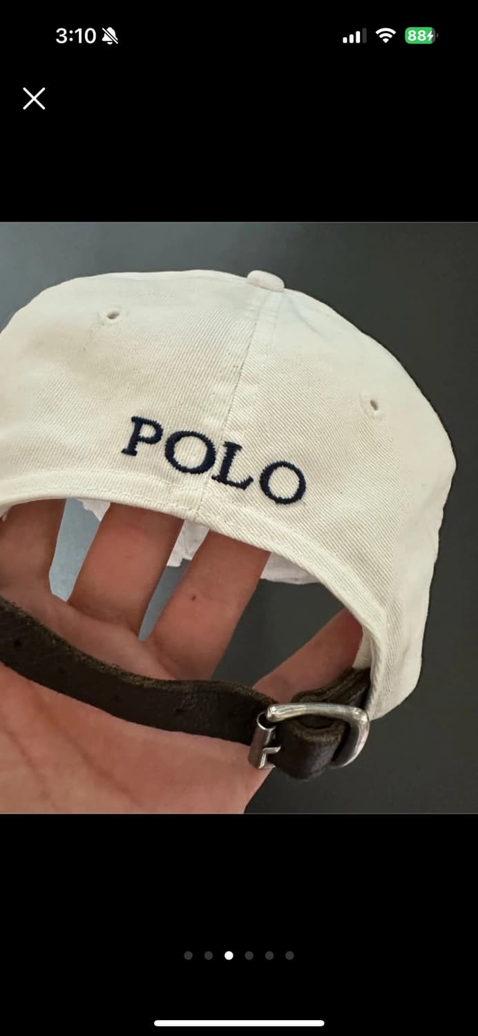 Polo 폴로랄프로렌 빅포니 정품 모자-화이트 OS  상품이미지3