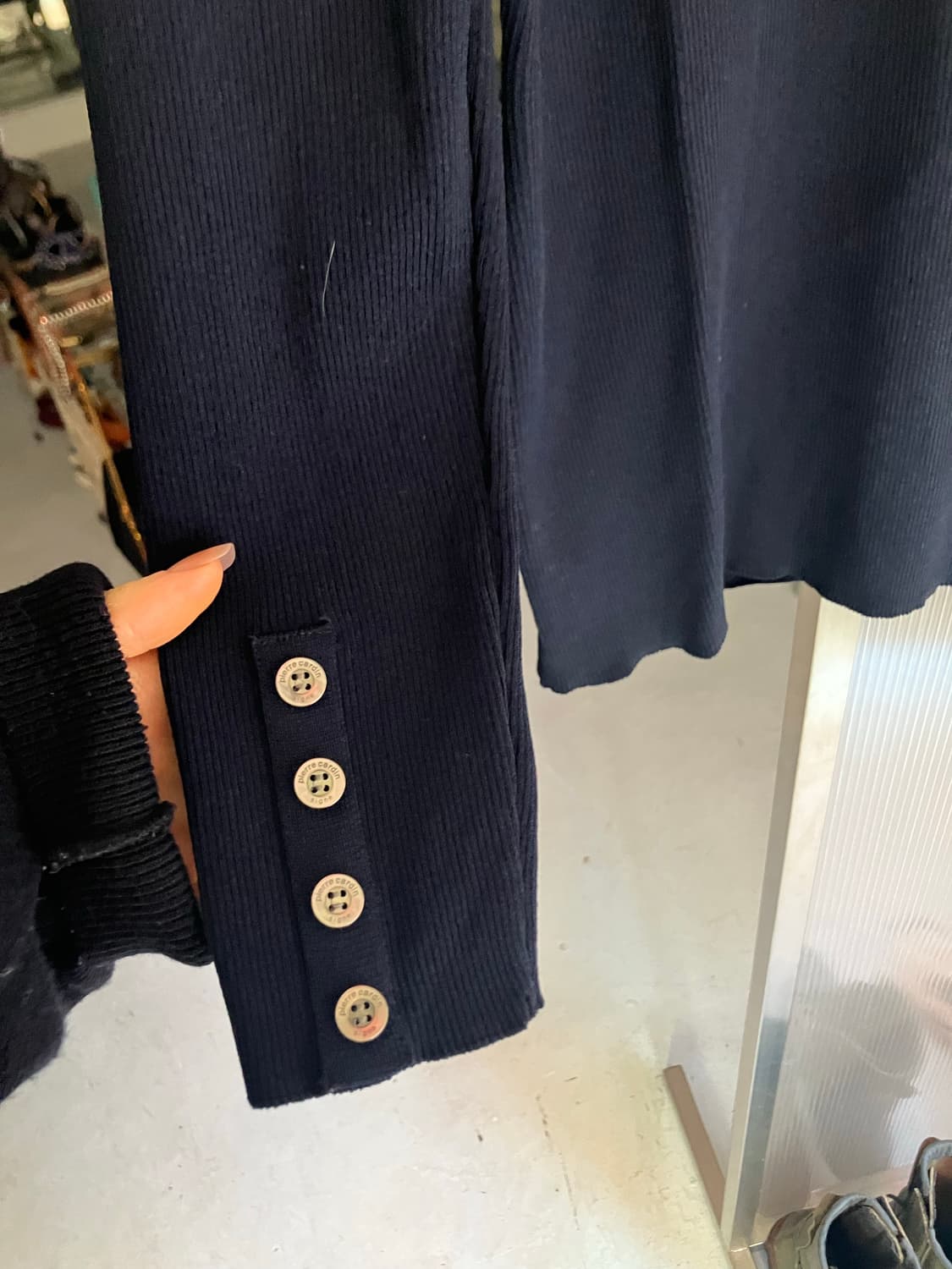 피에르가르뎅 스냅가디건  상품이미지2