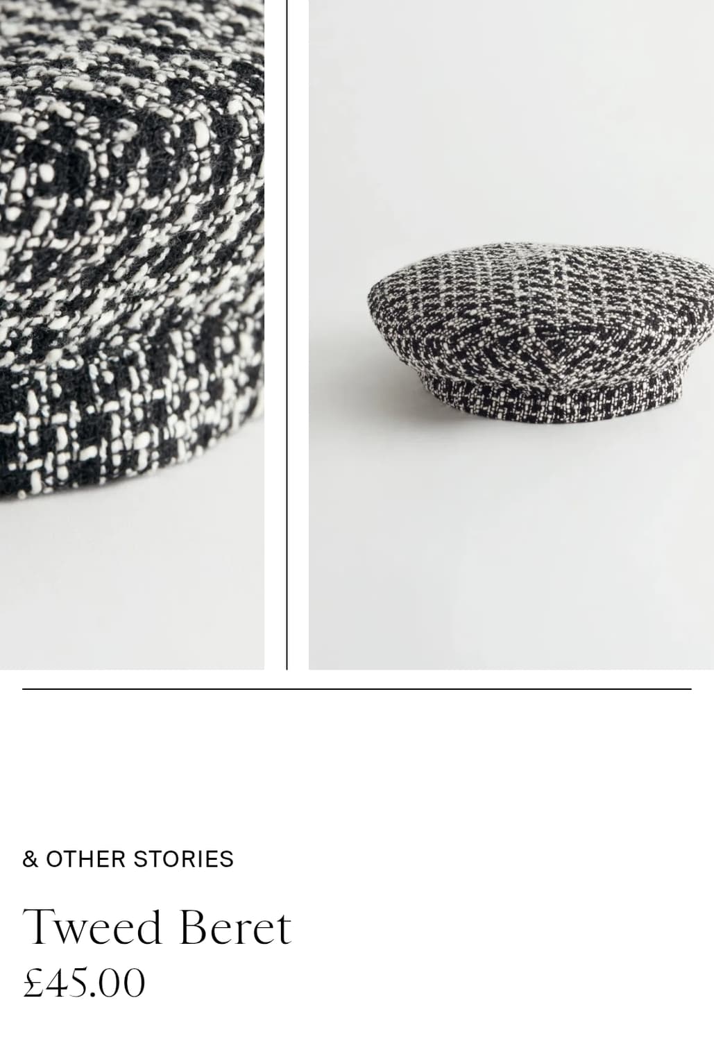 앤아더스토리즈 양모 베레모 판매합니다 상품이미지5