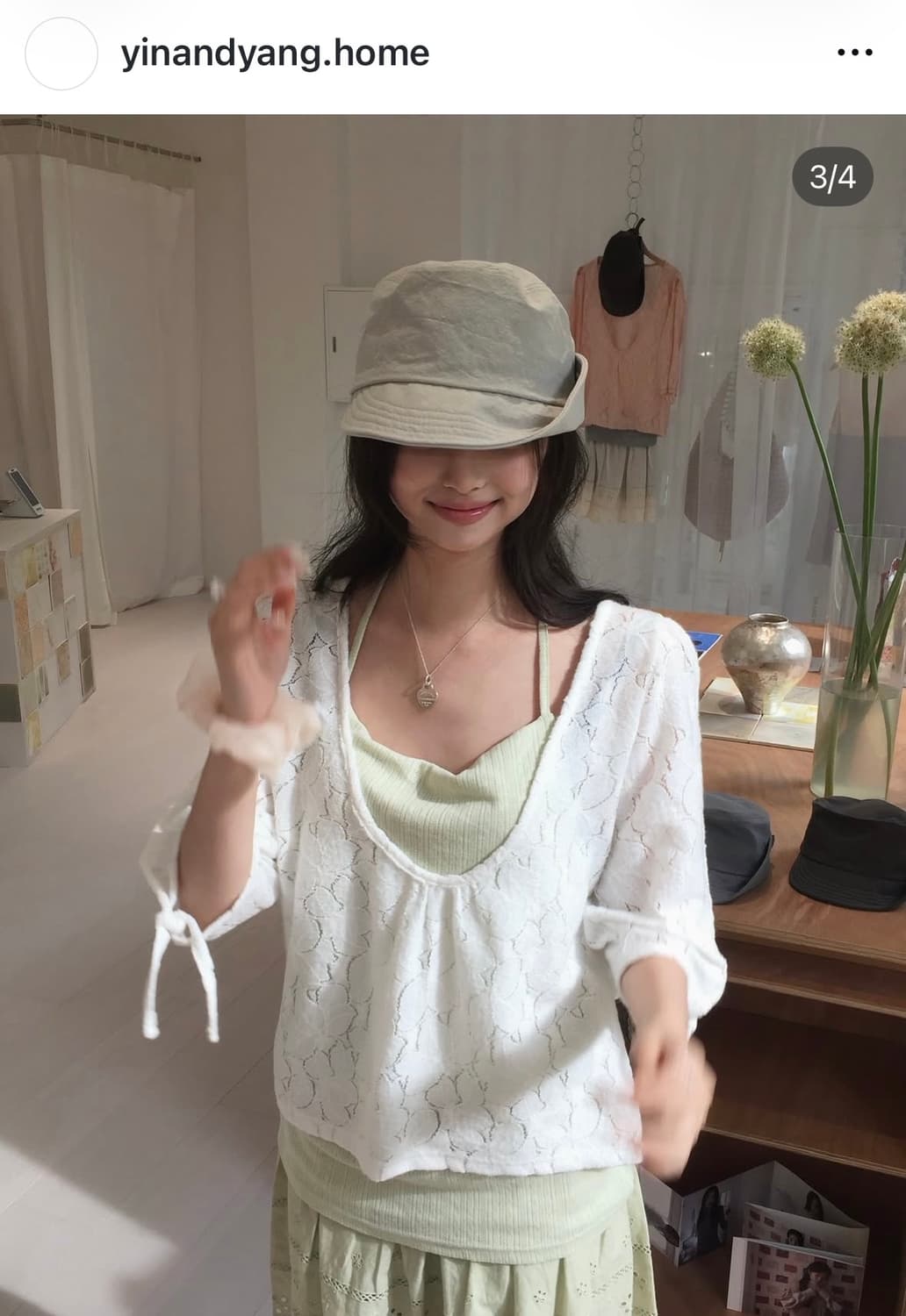 당일배송) 인앤양인하모니 리버시블 홀터탑 멜론 상품이미지1