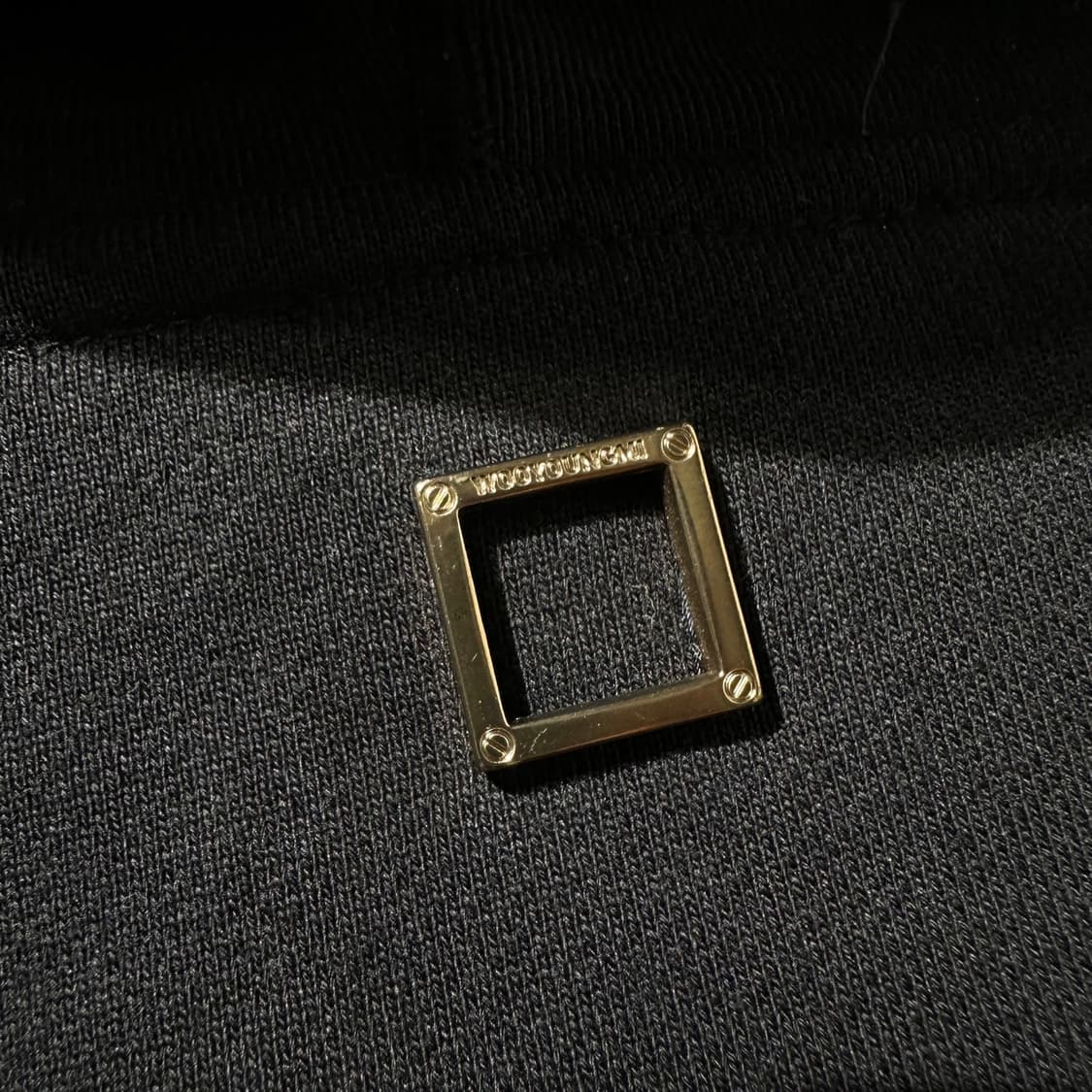 우영미 백로고 후드 블랙 상품이미지7