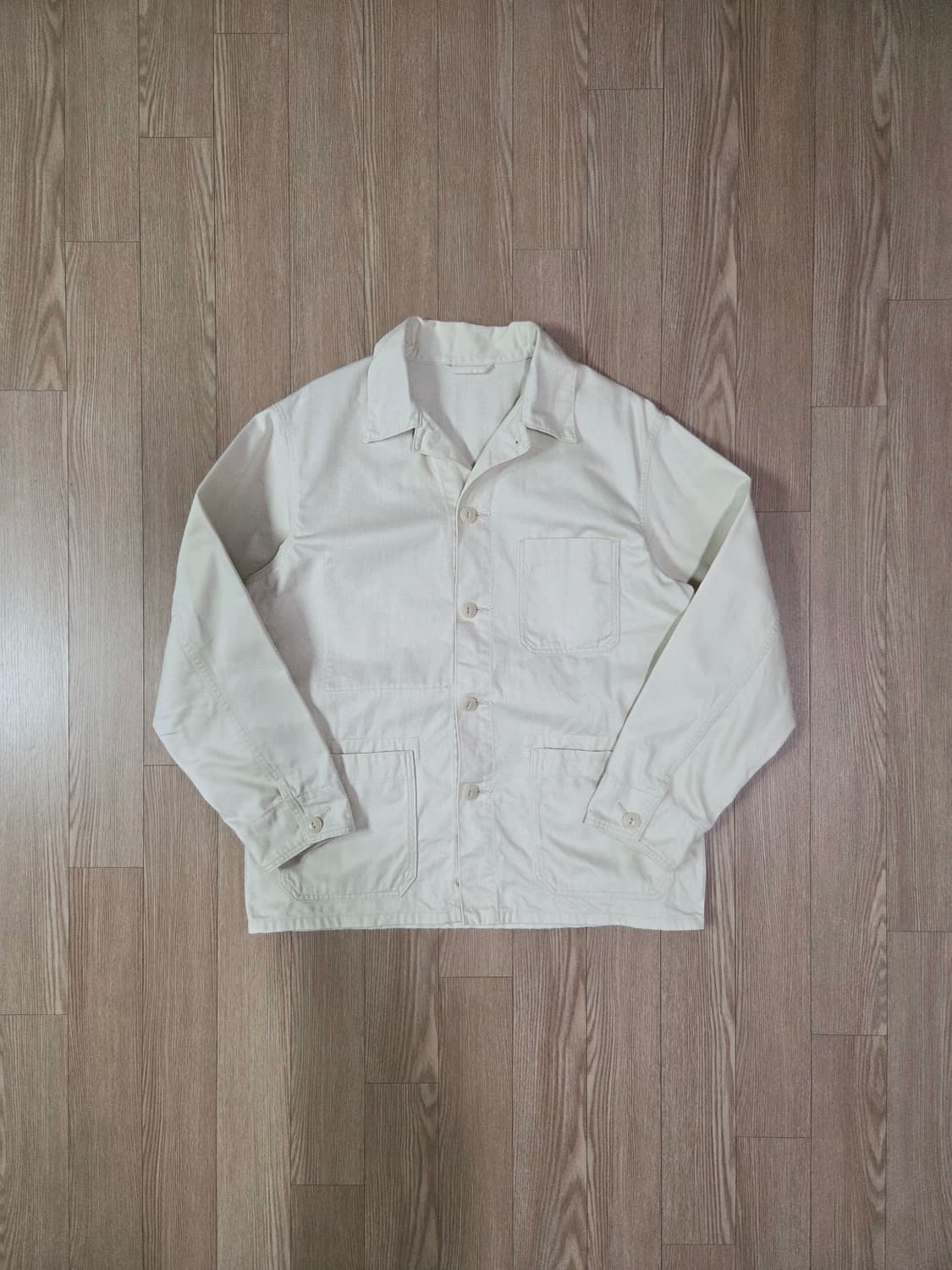 핸드워크 크림 화이트 워크 재킷 상품이미지1