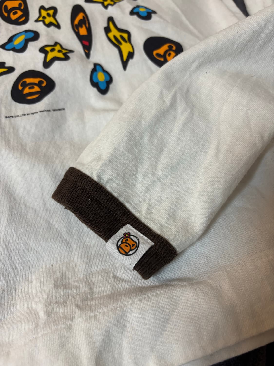 Bape 베이프 모노그램 링거 롱슬리브 링거티 상품이미지9