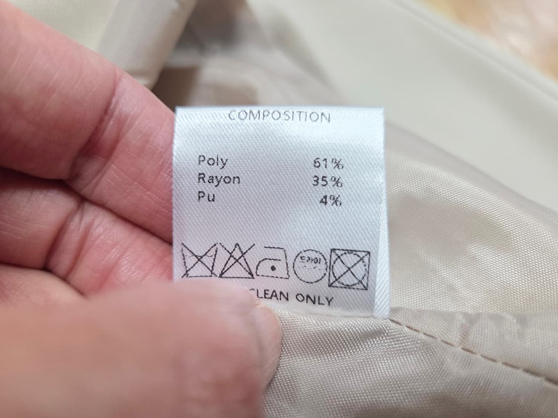 르와(L'oiE) 숏 더블 트렌치자켓 프리사이즈 새상품 상품이미지10