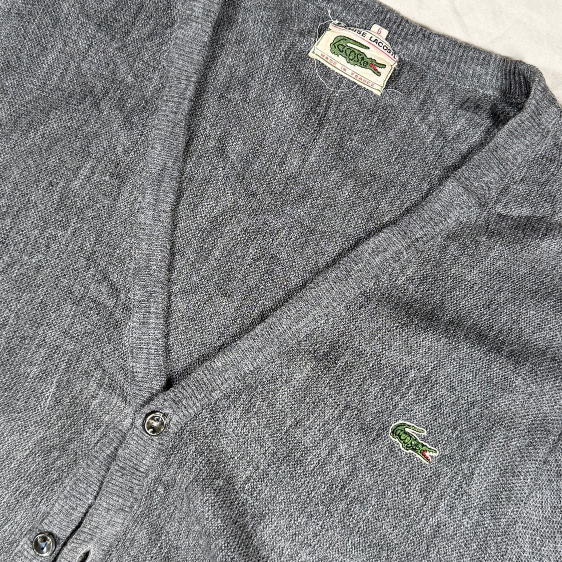 60s - 70s 라코스테 가디건 상품이미지2