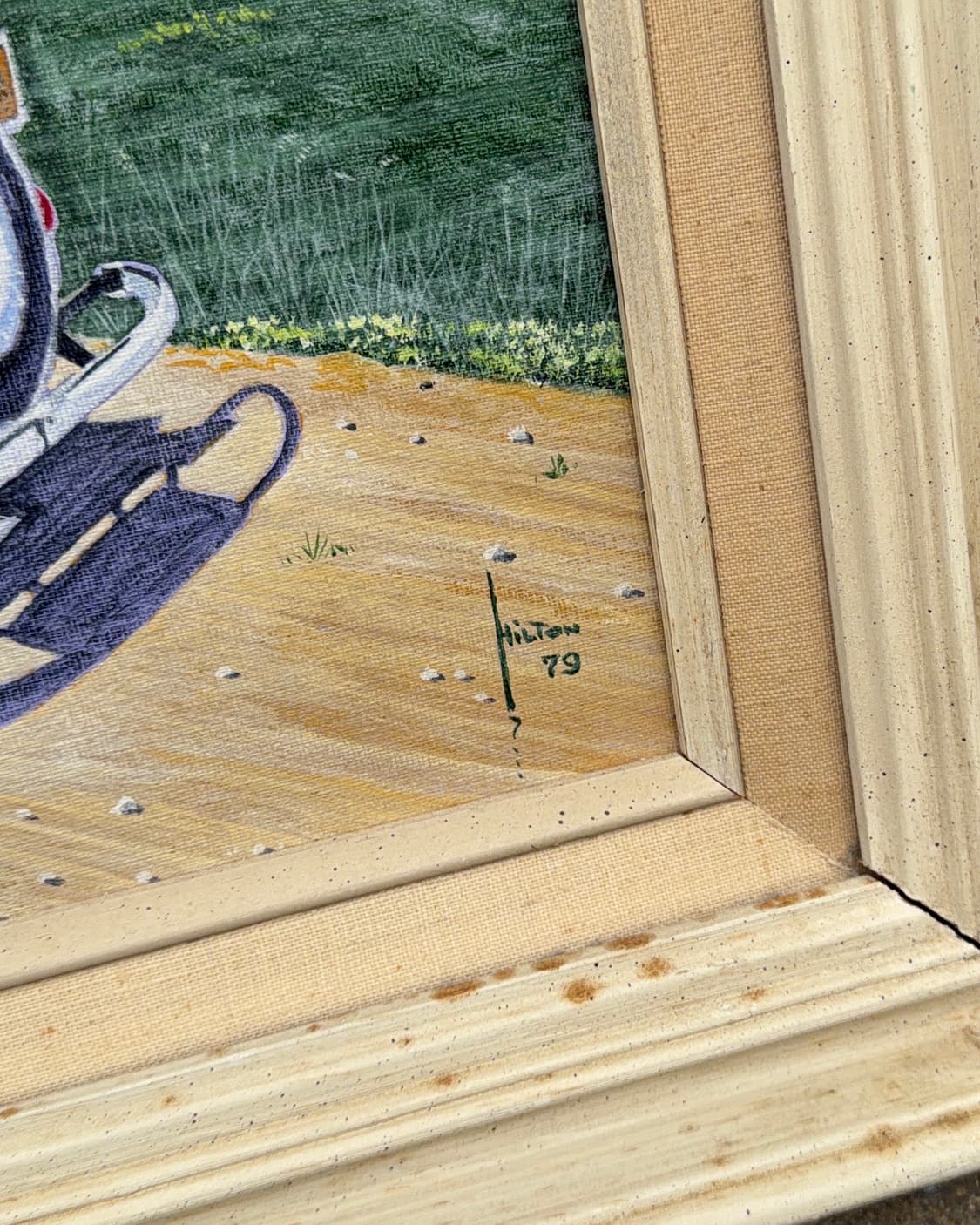 빈티지 소품 USA 캔버스 나무 액자 상품이미지4