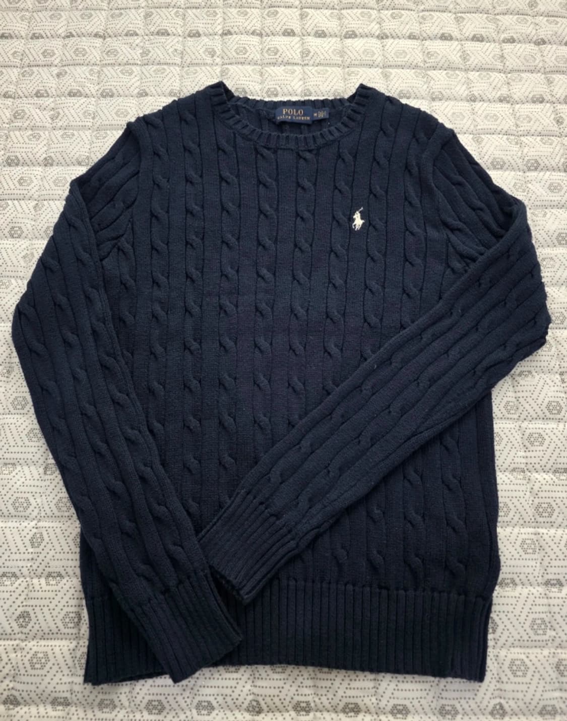 폴로 랄프로렌 케이블 니트 네이비 55 상품이미지2