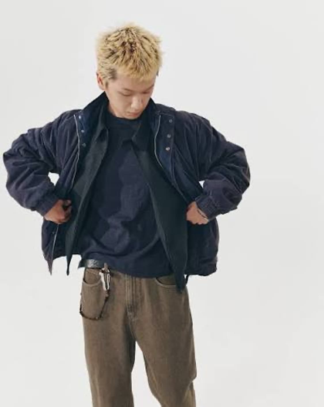 999휴머니티 어드벤처 블리치드 봄버 자켓 상품이미지4