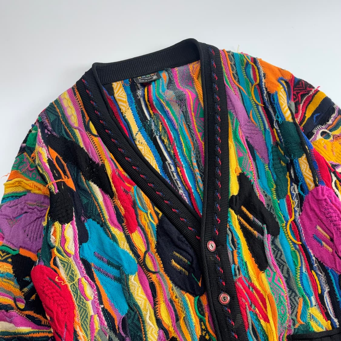 Coogi 쿠지 패턴 니트 가디건 상품이미지4