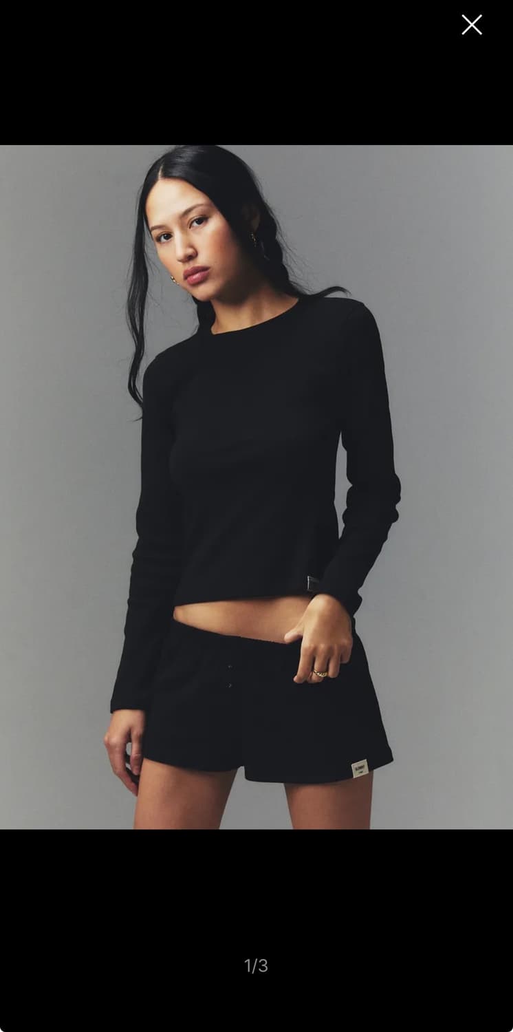 글로니 G 클래식 롱슬리브 블랙 G CLASSIC LONG SLEEVE  상품이미지1